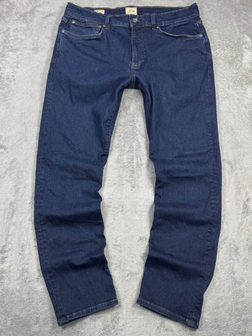 J. Crew 484 Slim Fit Jeans Mens 35x32 Dark Wash Stretchy Denim Preppy Minimalist